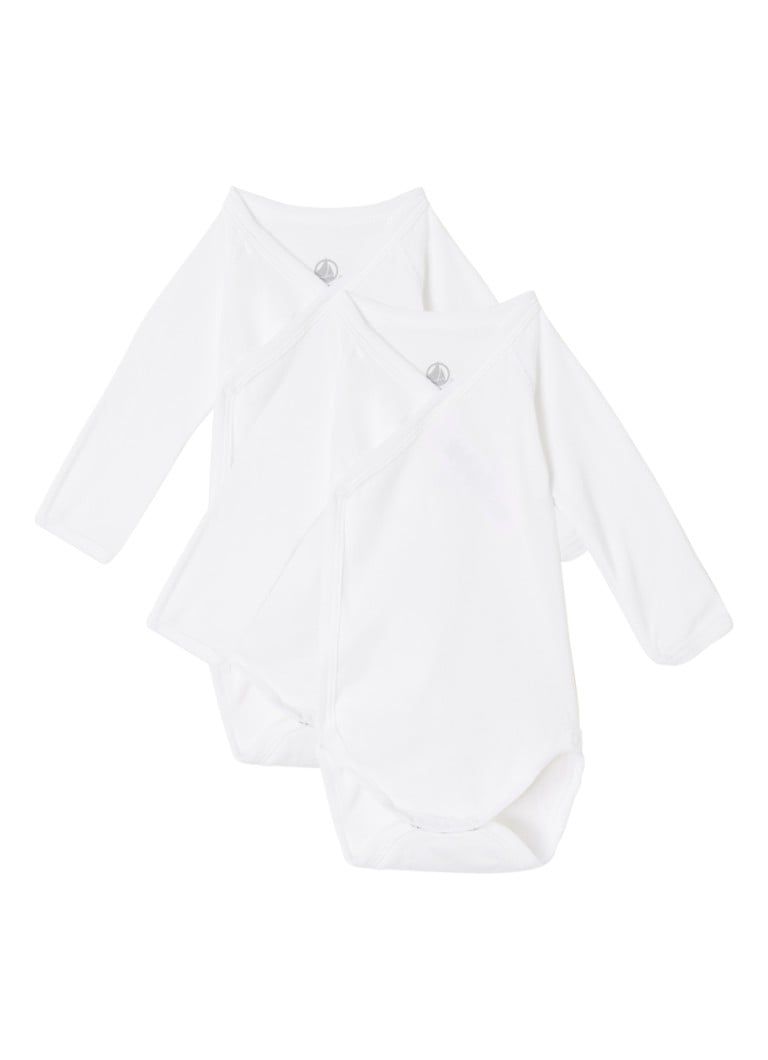 Petit Bateau Romper - 2-pack - Katoen