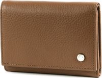Abro Leren Portemonnee Leather Dalia Flap Wallet Caramel / Cognac Bruine