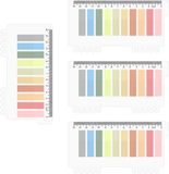 Merkloos Index Tabs - Sticky Notes - Bleu - PET - 4 Feuilles 800 pièces