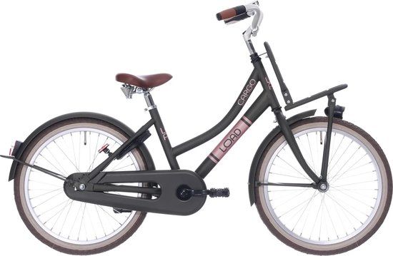 Bikefun Kinderfiets 20" Bike Fun Load mat groen - Unisex - Stadsfiets