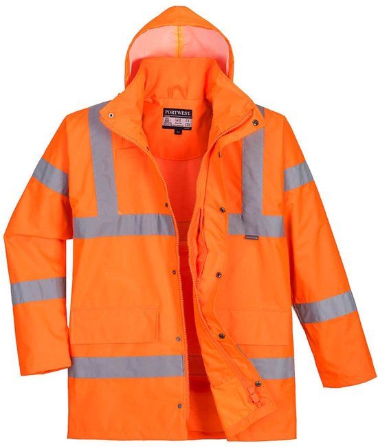 Portwest Hi-Vis Ademend Jack RT60 - Oranje - XXXL