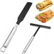 Spatule à crêpes professionnelle en acier inoxydable