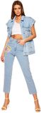 Wrangler Damesjeans Mom W26 X L32 Hemelsblauw