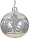 Decoris O Decoris Kerstbal glas d8 cm iris transparant
