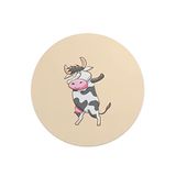 Questo Casa Ronde Digitally Printed Mouse Pad, Non-Slip Base, for Office and Home, Diameter: 22 cm