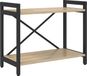 vidaXL Boekenplank 60 x 30 x 50 cm Bewerkt hout Sonoma Eik