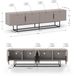 AUCUNE TITAN TV-meubel – 4 deuren – Moka