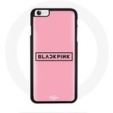 Maniacase Hoesje voor iPhone 8 Blackpink K-pop Groep Roze Logo Achtergrond