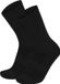 NORMANI 4 trekkingwandelsokken met gewatteerde zool en comfortabele boord, zwart, unisex, maat 35-38