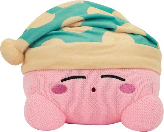 Tomy Kirby: Sleeping Kirby Nuiguru-Knit Knuffel
