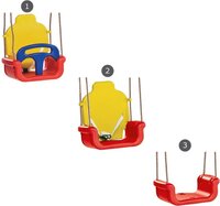 KBT Babyzitje Groeimodel - Rood/Geel/Blauw - Kunststof - 3+ Jaar