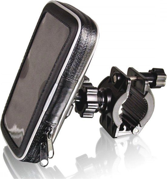 Fontastic HAUNFHSET-7 - Telefoonhouder voor Fiets - Spatwaterdicht - Zwart