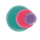 Sizzix® Framelits® 9 Matrix-set - verpakking van 9 - Fanciful Framelits, Alena Arched Circles van Stacey Park
