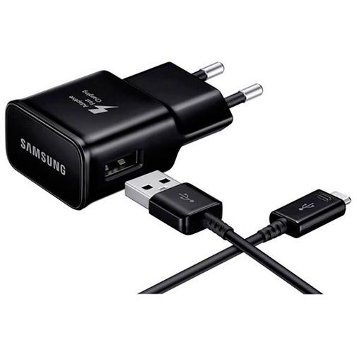 Samsung USB Snellader + Micro-USB-kabel Black
