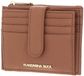 MANDARINA DUCK Mellow Leather Card Case Pecan Nut Lichtbruin
