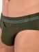 HOM Minislip HO1 Heren Effen Aansluitend Katoen/Modal/Elastaan Dark Khaki XL