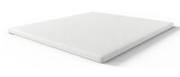 Novilla Topper 160 x 200 cm, tweepersoonsbedtopper van traagschuim en comfortabel steunschuim van 7,5 cm, afneembare en wasbare overtrek, uitstekende elastische antislipband