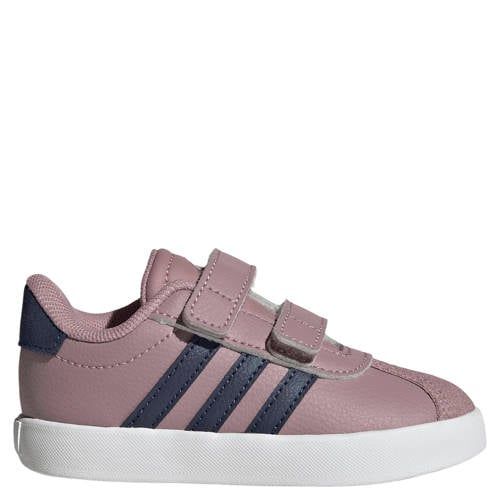 adidas Sportswear VL Court 3.0 leren sneakers - roze/donkerblauw