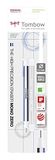 Tombow EHR-KUR Precisiegum MONO zero en navulling met ronde punt, 2,3 mm diameter, wit/blauw/zwart