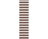 vidaXL Zebra Rolgordijn - Bruin - 60x200 cm