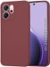 Techsuit Hoesje voor Oppo Reno14 F/FS - Zachte Flexibele Siliconen Back Cover - Pruim Rood