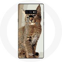 Maniacase Hoesje voor Samsung Galaxy Note 9 Siamese Cat Race