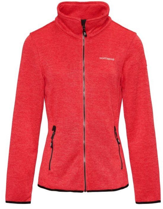Nordberg Andrea Fleece Vest - Dames - Rood melange - Maat M
