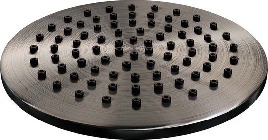 BRAUER Regendouche Ø200 Gunmetal Geborsteld PVD
