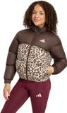 Adidas Sportswear Synthetic Allover Print Donsjack - Kinderen - Bruin