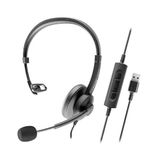 AXTEL Ace UC Mono USB-C-A Plug & Play USB-A/ruisonderdrukking/40 mm/personalisatie AXH-ACEUCM