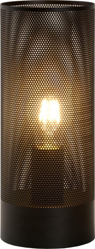 Lucide Beli Tafellamp Ø 12 cm Zwart