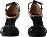 Joia CHEN David Sandalen met hak Zwart Synthetisch Vrouwen Volwassenen Gesp Open hiel Casual Nette schoenen Effen