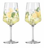 Ritzenhoff Cocktailglazen - Citroen Bloesem Design - 2 Stuks - Kristalglas - 544 ml