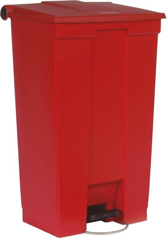 Rubbermaid Step On Container - 87 l - Rood | FG614600RED