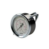 RIEGLER 110.99 Standardmano, driehoekige frontring, G 1/4 achter, 0-40,0 bar, Ø 63