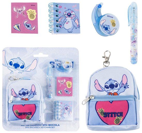 CERDÁ Disney Lilo en Stitch Ananas mini tas sleutelhangerset