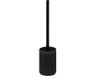 5Five Toiletborstel in houder Onyx - antraciet - polystone - 40 x 9 cm
