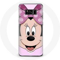 Maniacase Hoesje voor Samsung Galaxy S8 Minnie Mouse Cartoon Roze