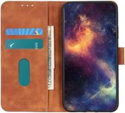 KHAZNEH Oppo A18 / A38 Hoesje Retro Wallet Book Case Bruin