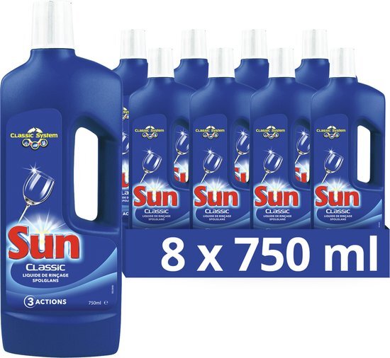 Sun spoelglans - Vaatwasmiddel - 8 x 750 ml