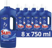 Sun Classic - Vaatwas spoelglansmiddel - 8 x 750 ml
