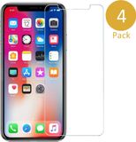 iCall 4x Screenprotector Geschikt voor Apple iPhone X - Transparant