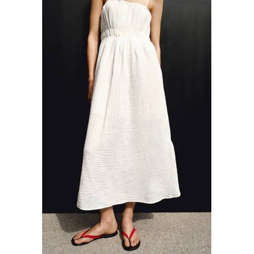 Mango midi jurk - wit