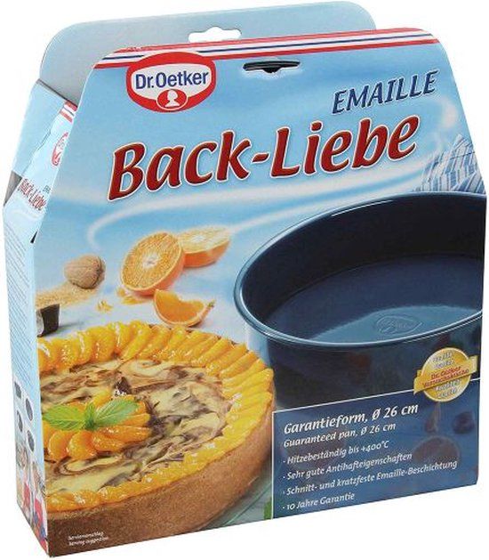 Dr. Oetker Ronde Cakevorm - Ø 26 cm - Zwart