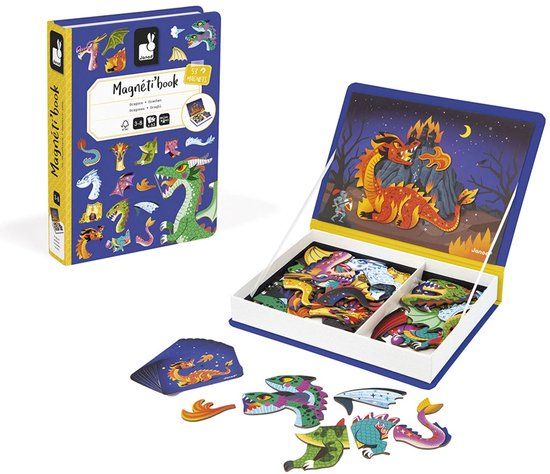 Janod Magnetibook Draken - Magneetboek Speelset