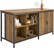 Simpletrade Îlot de cuisine - aspect bois - MDF