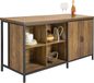 Simpletrade Îlot de cuisine - aspect bois - MDF