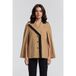 Karl Lagerfeld Fashion Trench Cape Nougat Maat: S/M | Poncho's Outlet | Dames | Beige