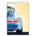 69-1105 Kaart Sportwagen Luxe Auto Iconische Lijnen Moderne Grafische Illustratie Eenvoudig Ontwerp Kleurrijk Verzamelobject voor Gepassioneerd - Met Enveloppe 12 x 17 cm - Gemaakt in Frankrijk