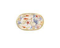 I.B.C. L.Conchiglie dienblad rechthoekig 25 x 16,2 cm